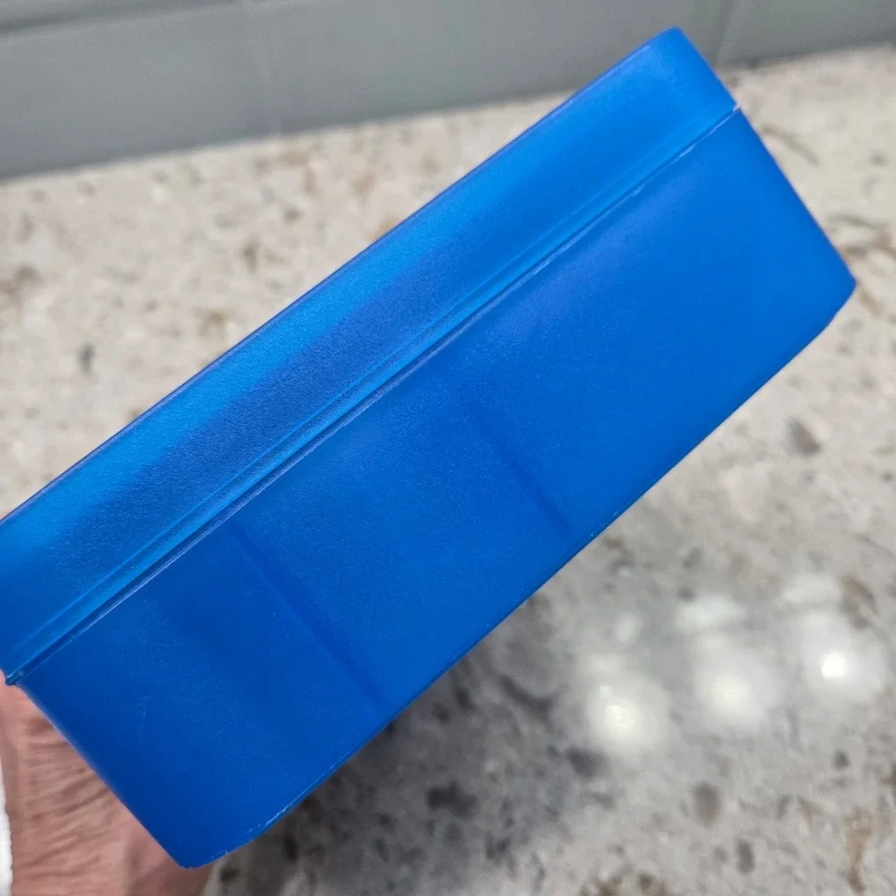 LEGO Nexo Knights Clay Storage Case Blue Organizer‎ Box with Compartments
